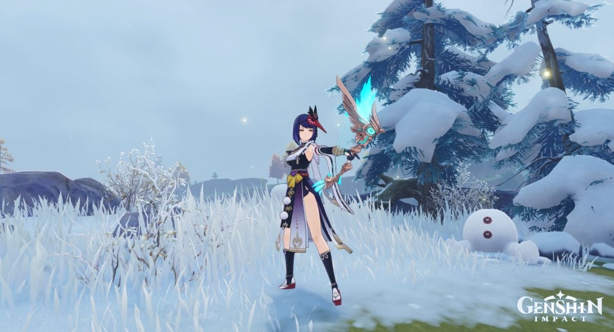 Genshin Impact Skyward Harp Bow Weapon Stats, How to Get, Weapon Skill