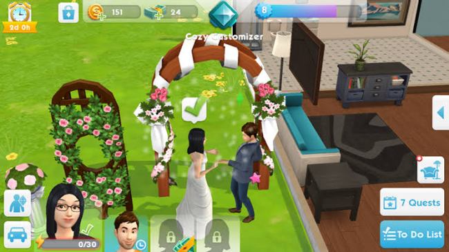 How-to-get-married-in-The-Sims-Mobile