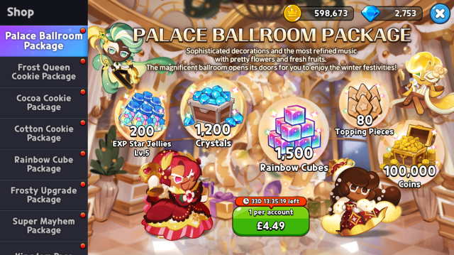 cookie run kingdom package costumes