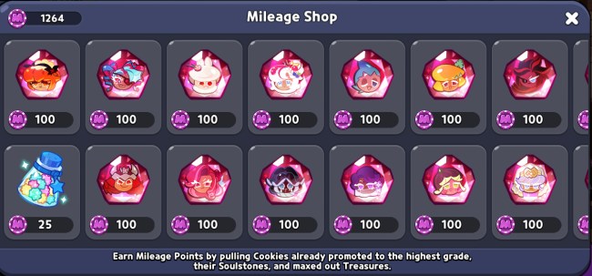 mileage shop update cookie run kingdom