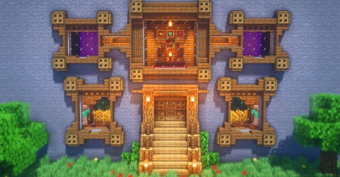 Mountain House/Base Inspiration for Minecraft Bedrock Edition