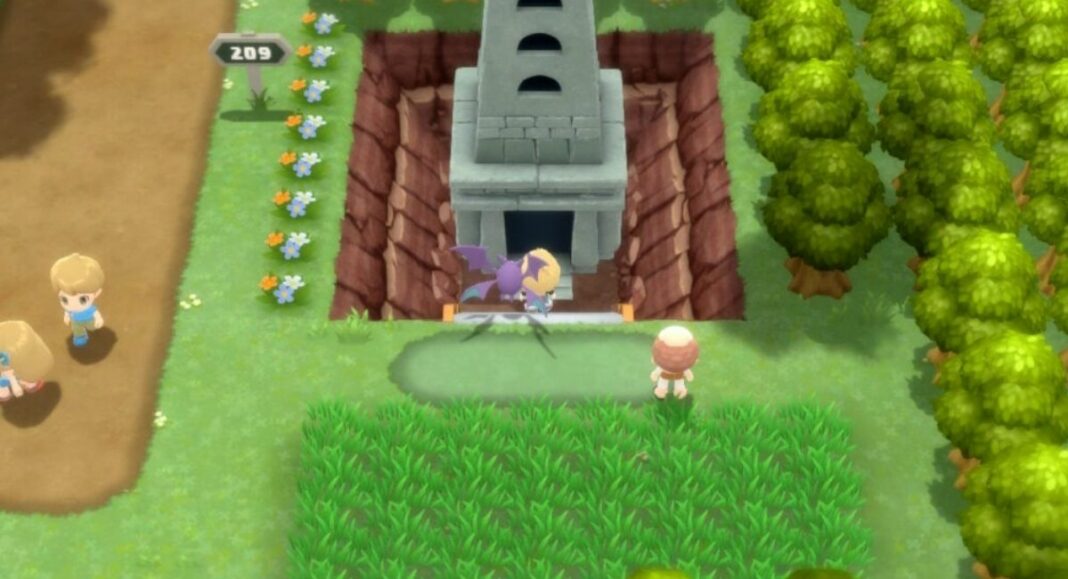 Pokémon Brilliant Diamond and Shining Pearl Lost Tower on Route 209