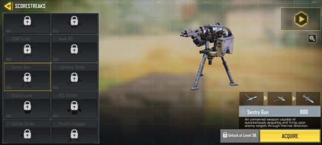 What is Sentry Gun in COD Mobile?