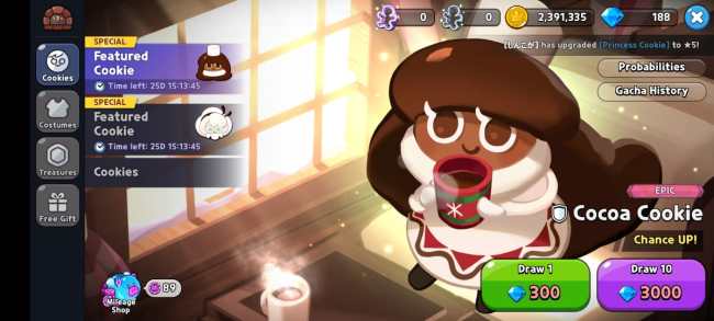 is cocoa cookie in cookie run kingdom good?