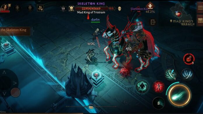 Diablo Immortal Skeleton King Boss Guide