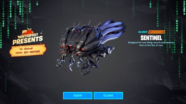 sentinel glider winterfest