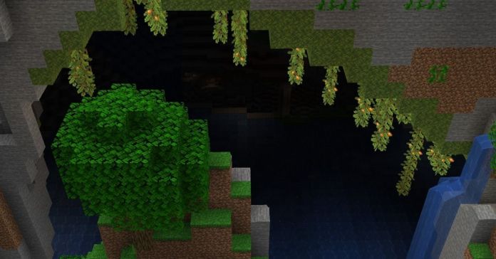 Beautiful Minecraft Bedrock Seed: Lush Cave, Jungle Cliff