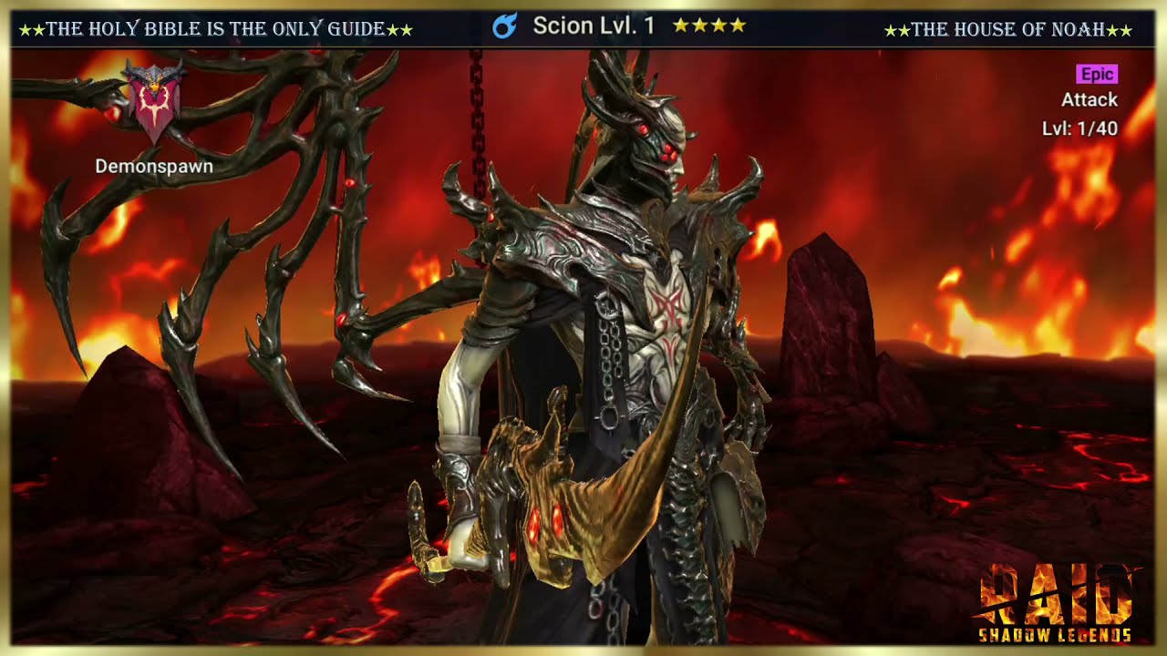 RAID Shadow Legends Scion Rating Skills, Stats, and More Touch, Tap