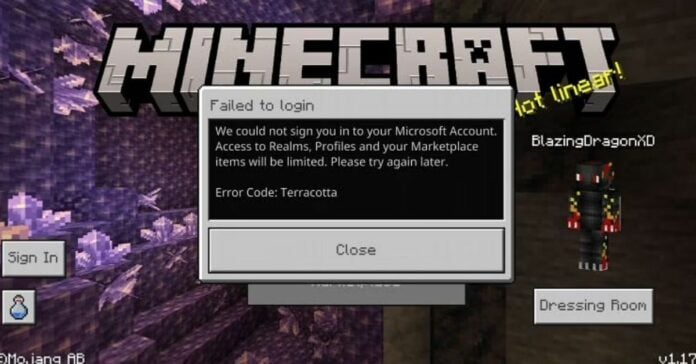 How to Fix Minecraft Error Code Terracotta on Bedrock Edition