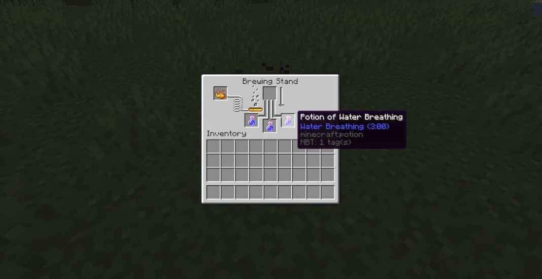 How to Make a Potion of Water Breathing in Minecraft Bedrock Edition