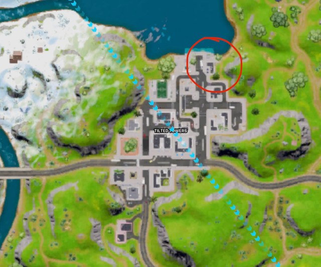 fortnite chapter 3 tilted towers loot spot