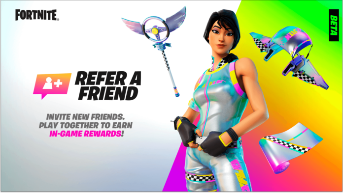 Fortnite: Refer a Friend Rewards Program