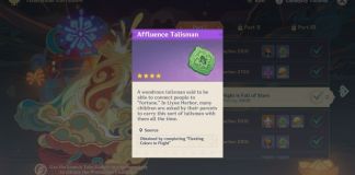 Genshin Impact Affluence Talismans