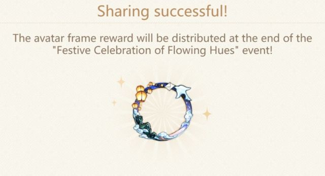 How to Get Festive Celebration of Flowing Hues HoYoLab Avatar Frame in Genshin Impact