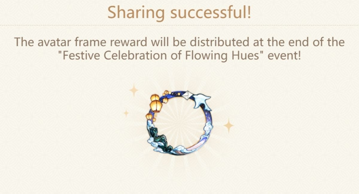 How to Get Festive Celebration of Flowing Hues HoYoLab Avatar Frame in