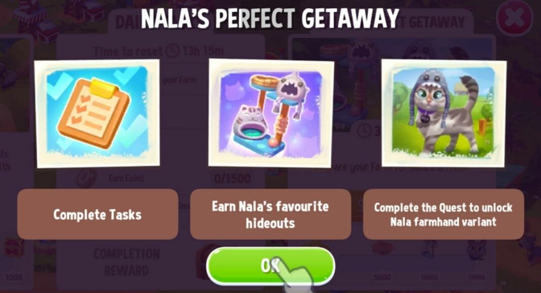 Nala's Perfect Getaway FarmVille 3