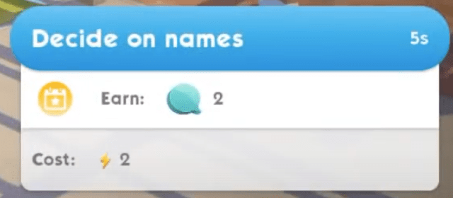 decide on names teh sims mobile baby event