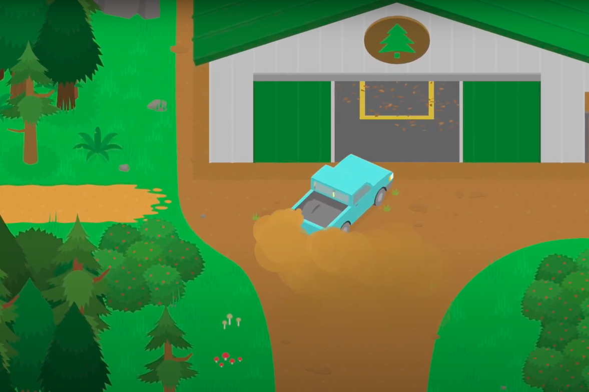 Where is the Lumber Mill in Sneaky Sasquatch? Answered Touch, Tap, Play