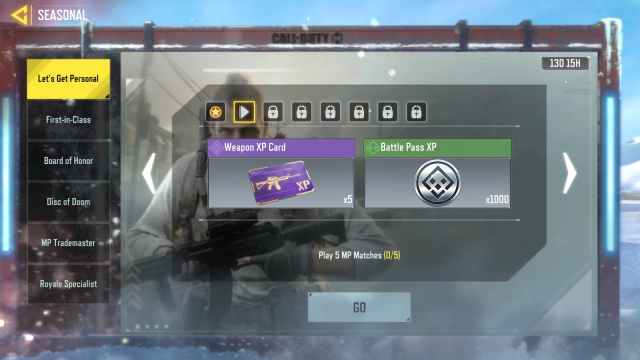 Let's Get Personal challenge COD Mobile