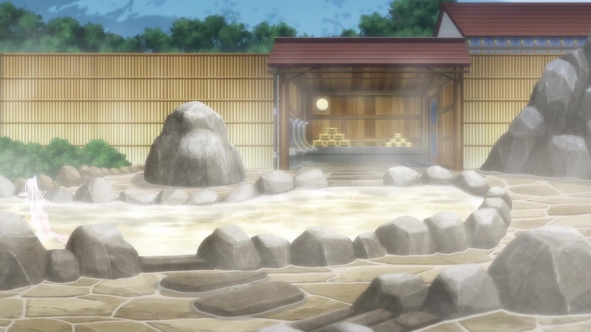 A hot spring