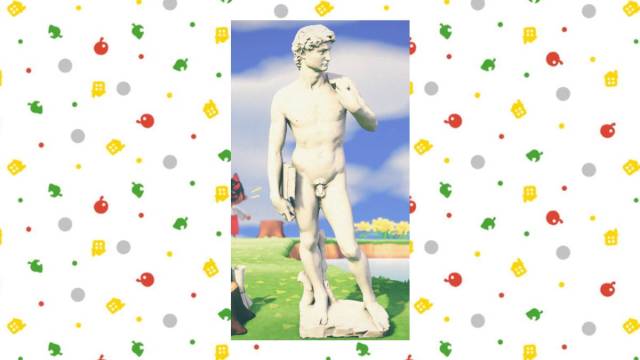 Gallant Statue Real vs. Fake in Animal Crossing: New Horizons