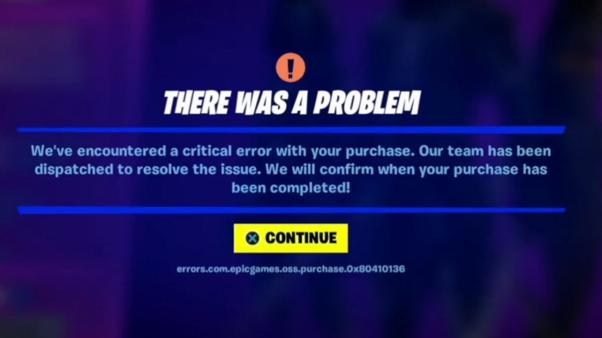 Fortnite Critical Error Bug Fix Touch, Tap, Play