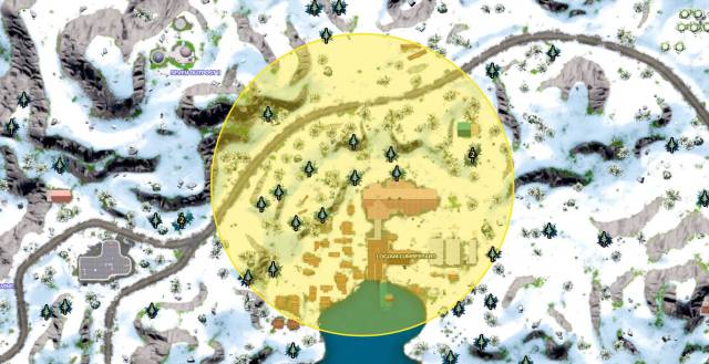 Where to find Timber Pines in Fortnite