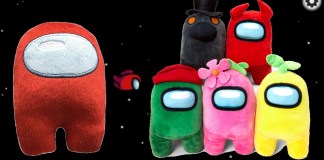 plushies of the characters from among us
