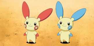 plusle and minun from pokemon