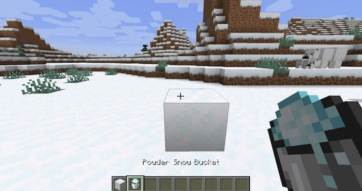 How to Get Powdered Snow in Minecraft Bedrock Touch, Tap, Play