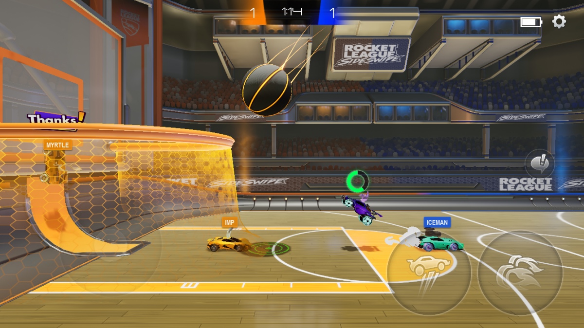 rocket league sideswipe hoops feature