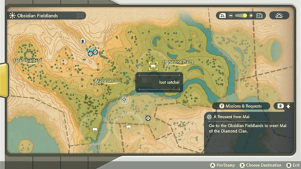 satchel map location pokemon legends arceus