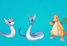 the dragonite line from pokemon