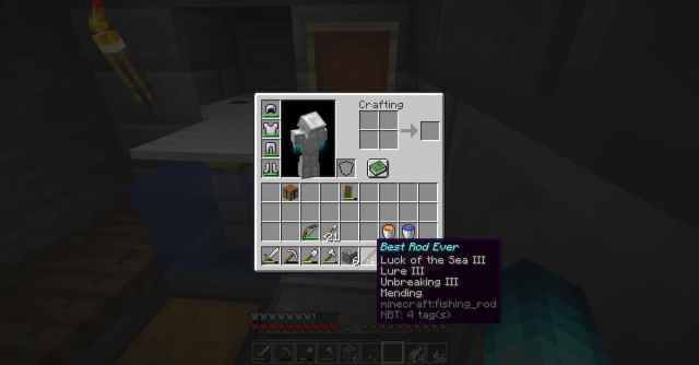 Fishing rod enchantments