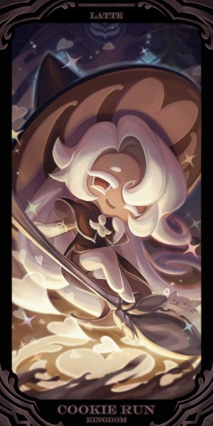 latte cookie wallpaper