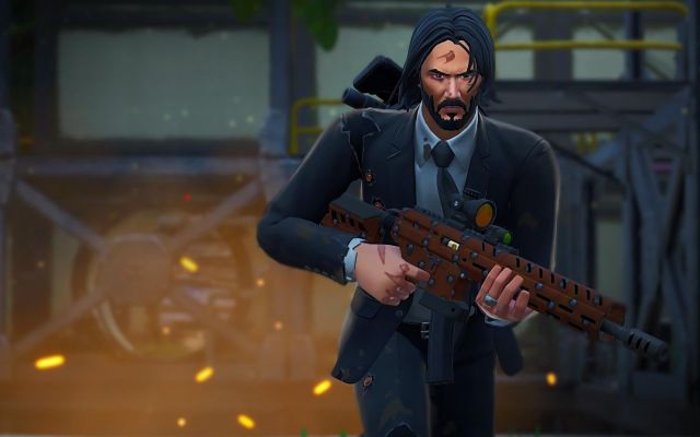 in game action john wick wallpaper