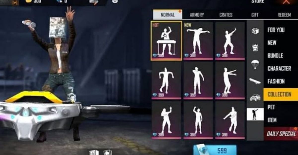 How to Get and Use Emotes in Garena Free Fire
