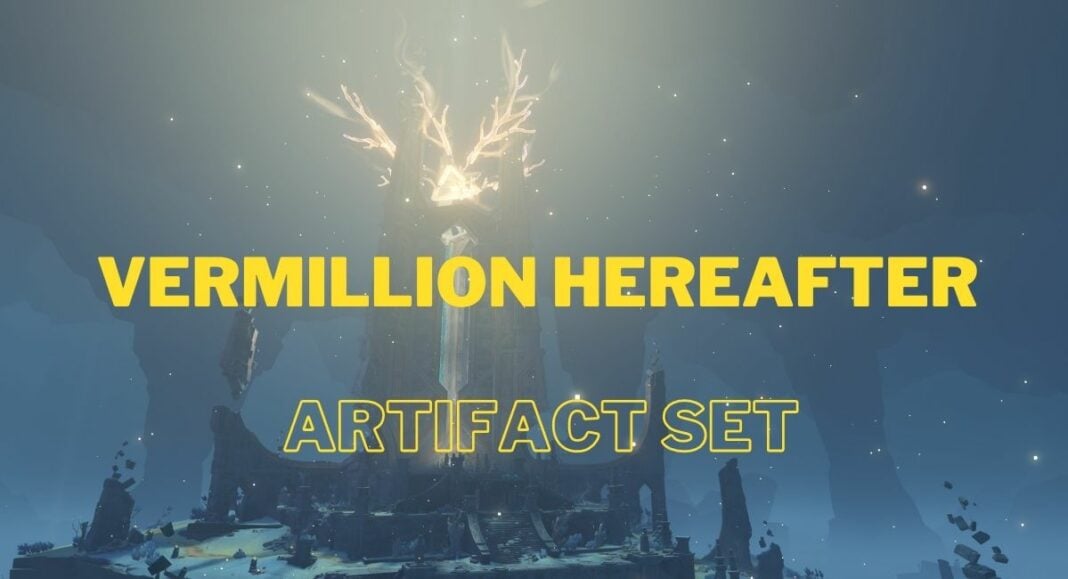Genshin Impact Vermillion Hereafter Artifact Set