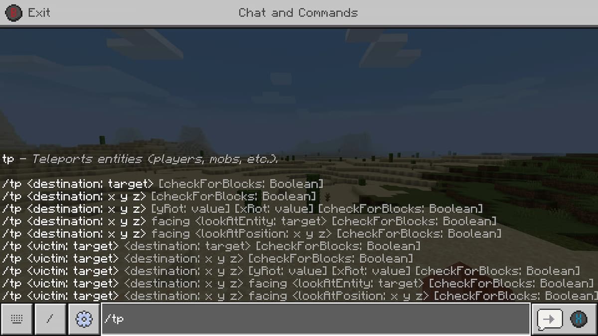 Minecraft commands