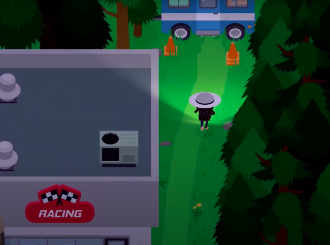 blue trailer cone zone quest sneaky sasquatch