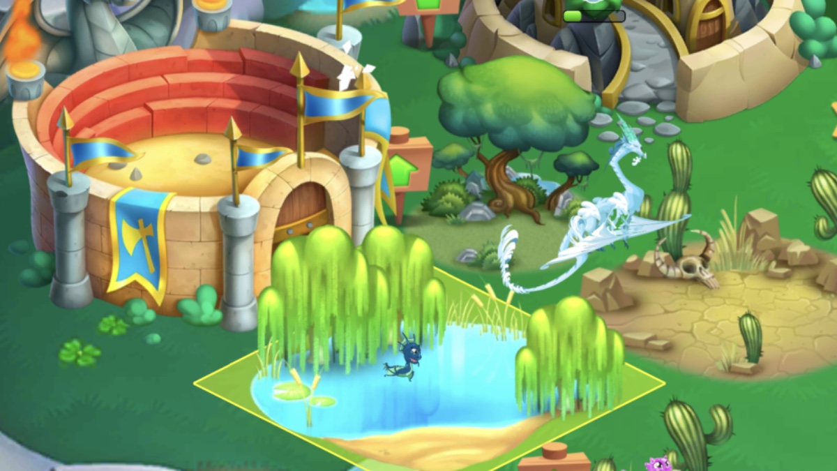 a habitat and arena in dragon city mobile