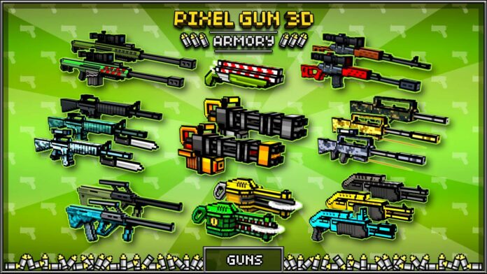 Best Pro Weapons in Pixel Gun 3D - Battle Royale