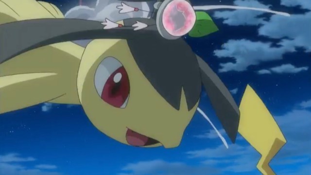 mawile the pokemon floating