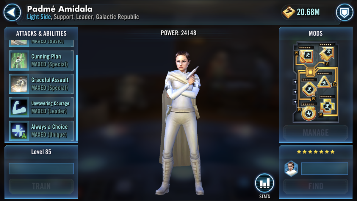 How do You Counter Padme in Star Wars: Galaxy of Heroes