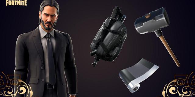 fortnite john wick bundle wallpaper