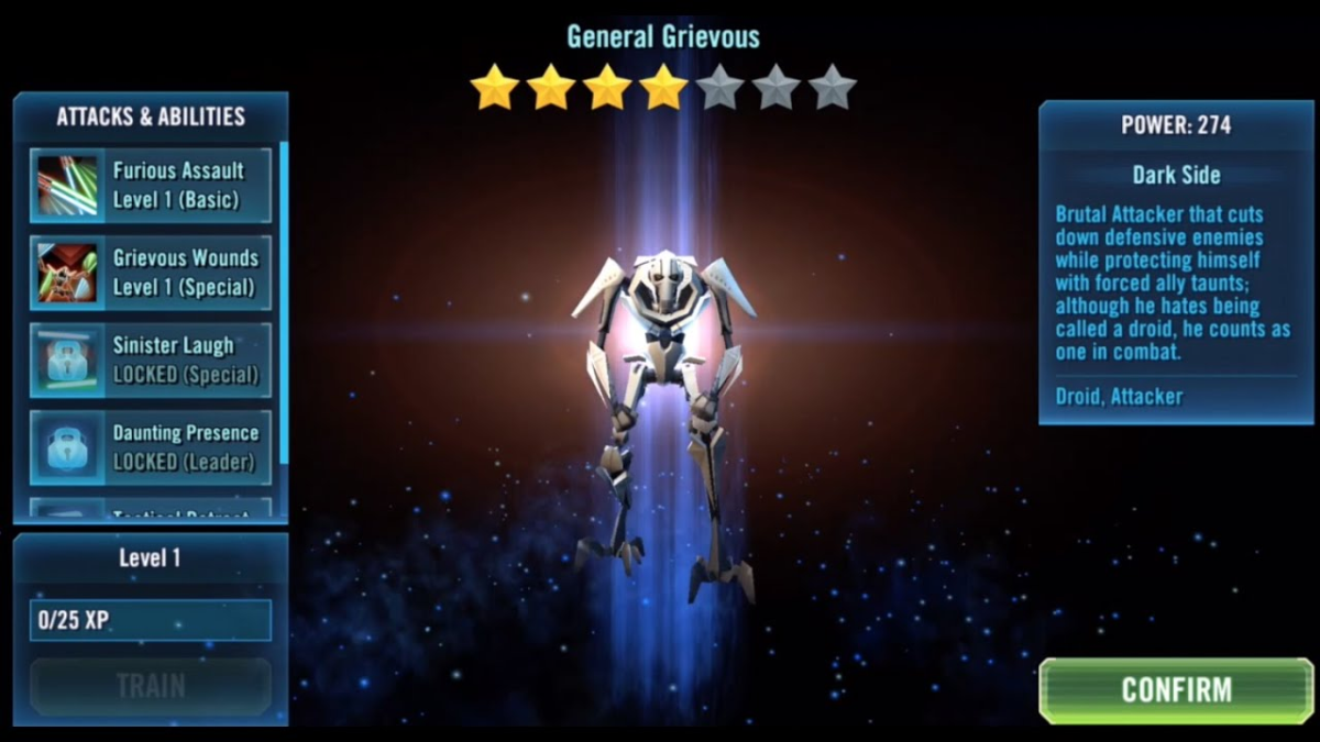 Best General Grievous Counters in Star Wars: Galaxy of Heroes