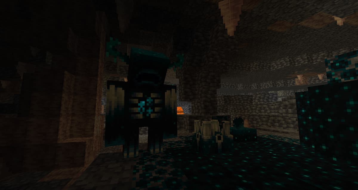Warden in deep dark caves