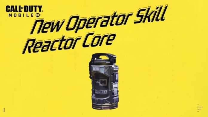 COD Mobile Reactor Core Operator Skill