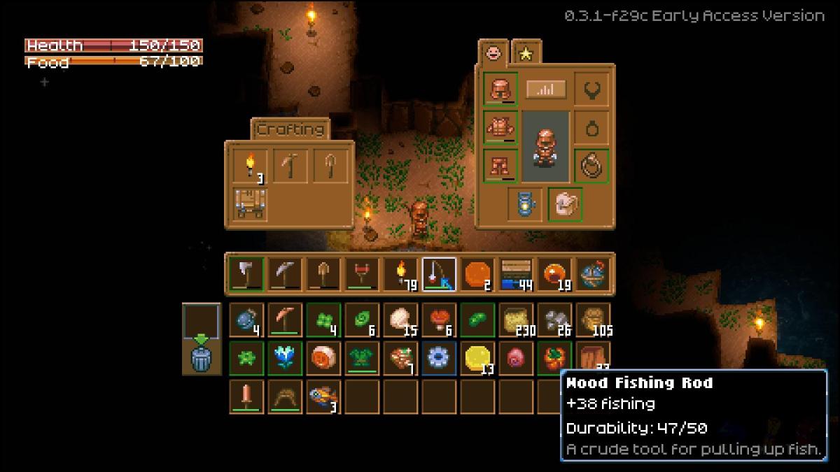How to Get a Fishing Rod and Fish in Core Keeper on Steam Deck