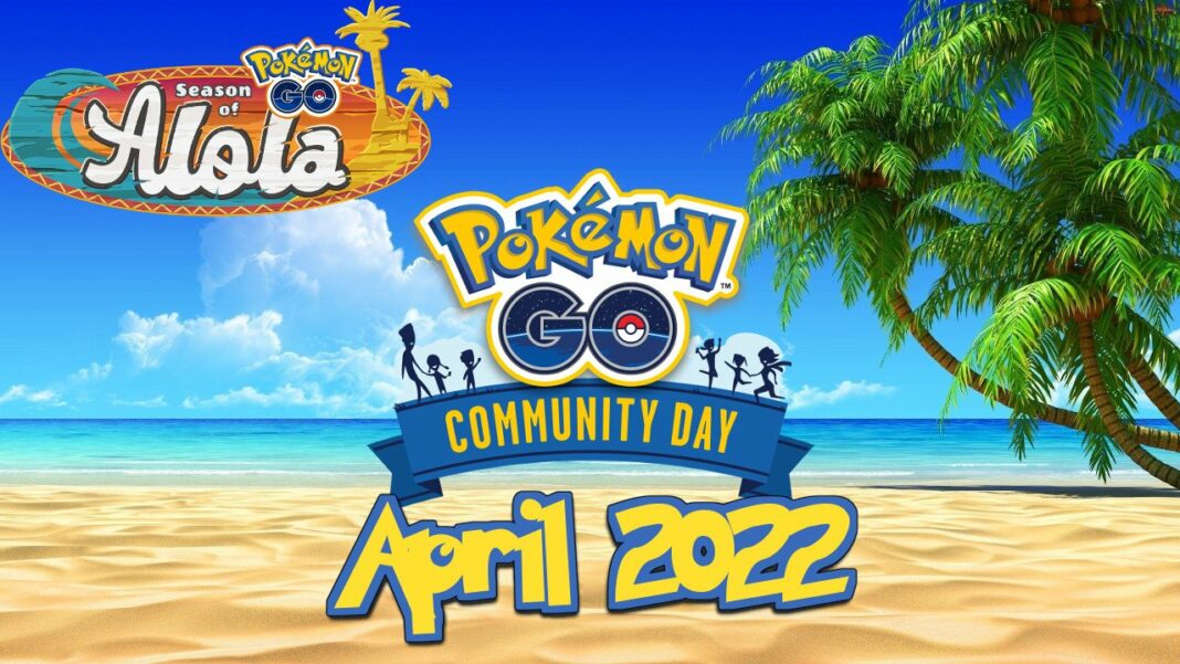What is Coming to Pokémon Go's April Community Day Touch, Tap, Play